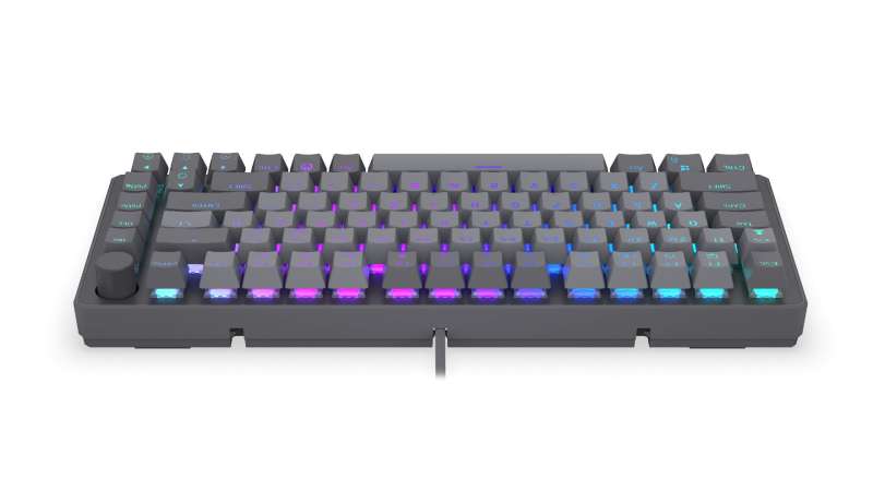 Endorfy Thock V2 75% Red Switch Mechanical Keyboard Grey US