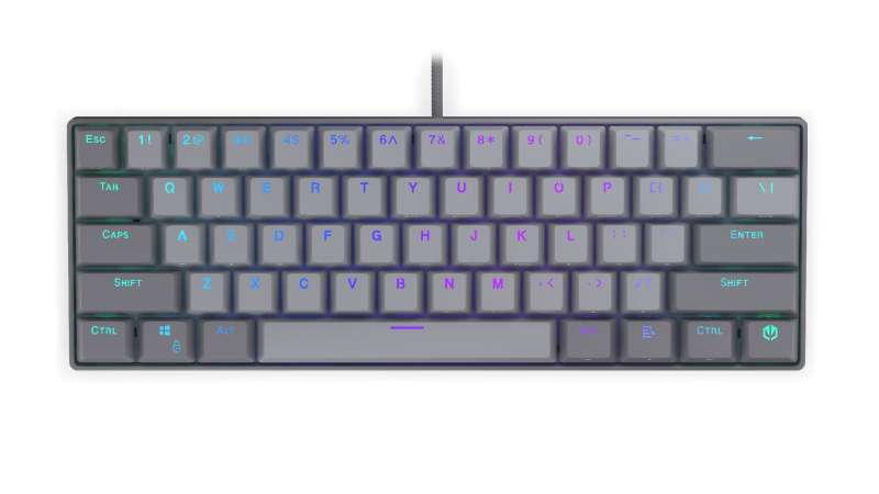 Endorfy Thock V2 Compact Red Switch Mechanical Keyboard Grey US