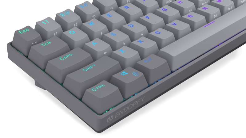 Endorfy Thock V2 Compact Red Switch Mechanical Keyboard Grey US