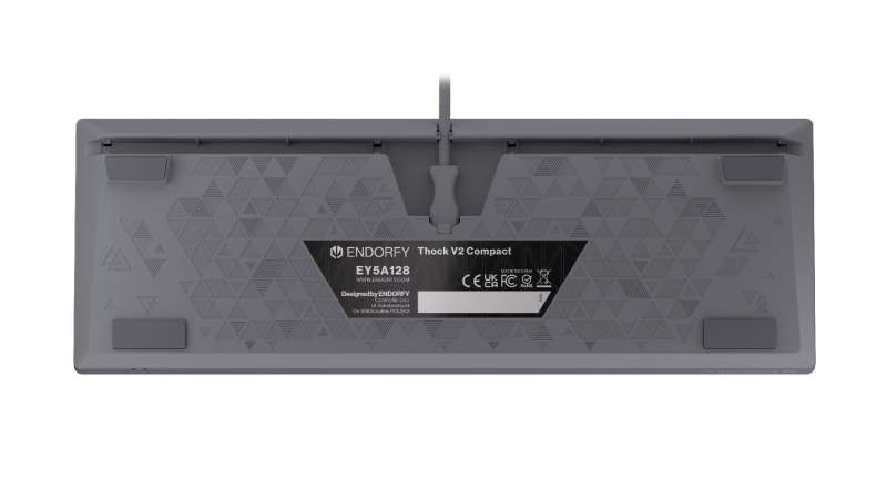 Endorfy Thock V2 Compact Red Switch Mechanical Keyboard Grey US