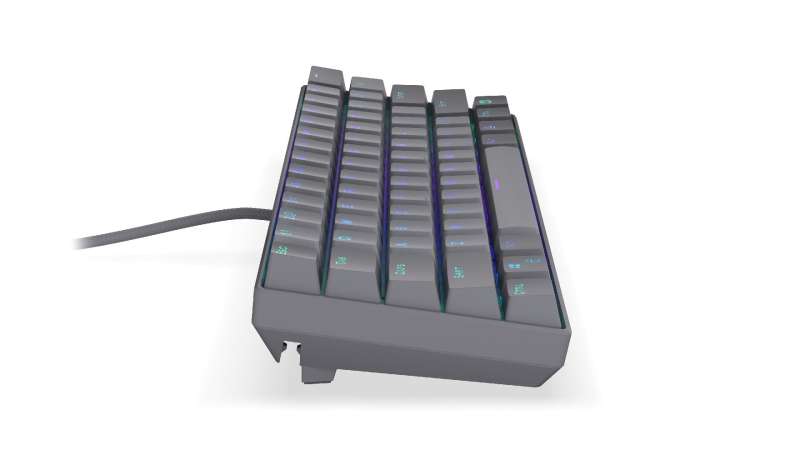 Endorfy Thock V2 Compact Red Switch Mechanical Keyboard Grey US