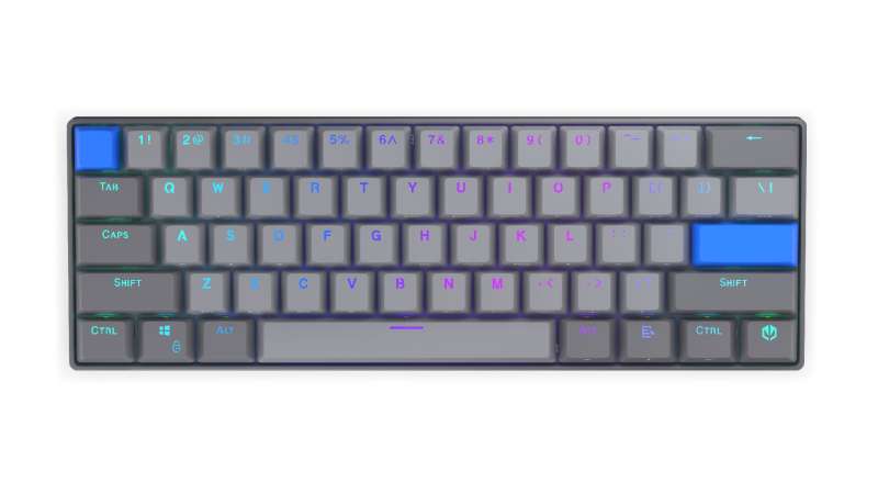 Endorfy Thock V2 Compact Yellow Switch Mechanical Keyboard Grey US