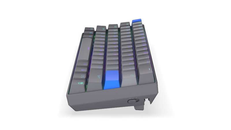 Endorfy Thock V2 Compact Yellow Switch Mechanical Keyboard Grey US