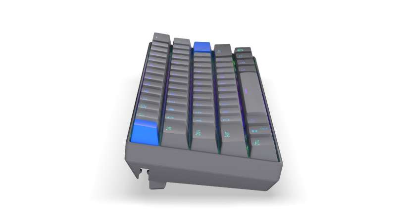 Endorfy Thock V2 Compact Yellow Switch Mechanical Keyboard Grey US