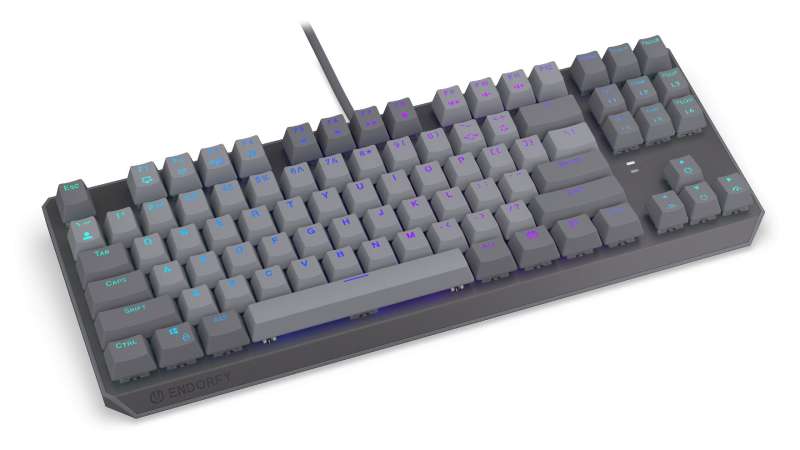 Endorfy Thock V2 TKL Red Switch Mechanical Keyboard Grey US