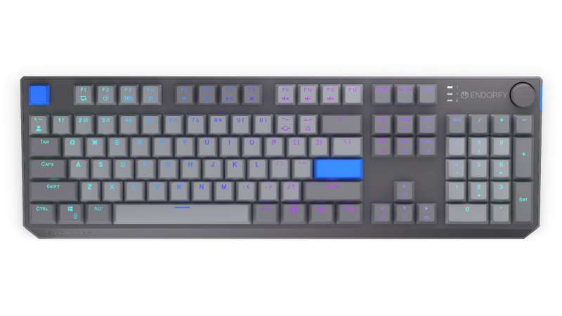 Endorfy Thock V2 Wireless Bluetooth Keyboard Grey US