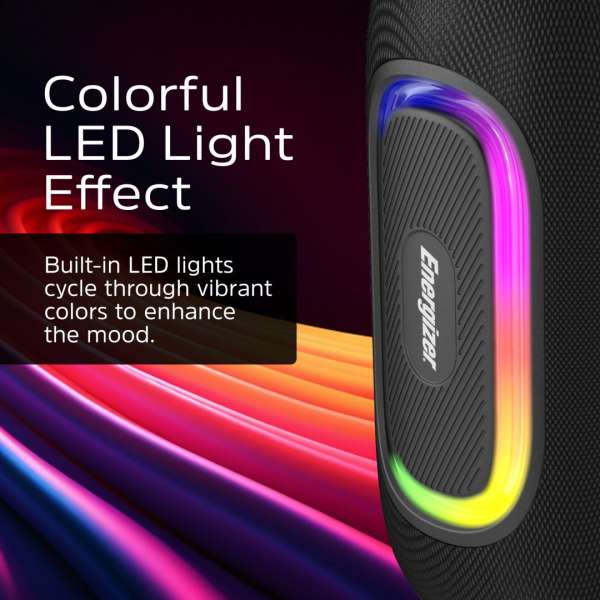 Energizer BTS163 Bluetooth Speaker with PowerBank Black