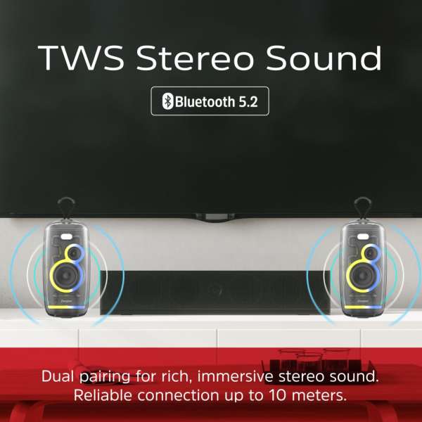 Energizer BTS164 Bluetooth Speaker with PowerBank Black