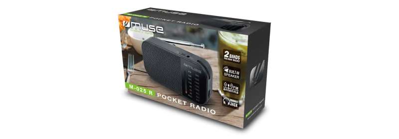 Muse M-025R Radio Black