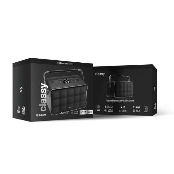 Energy Sistem Classy Bluetooth Speaker Black