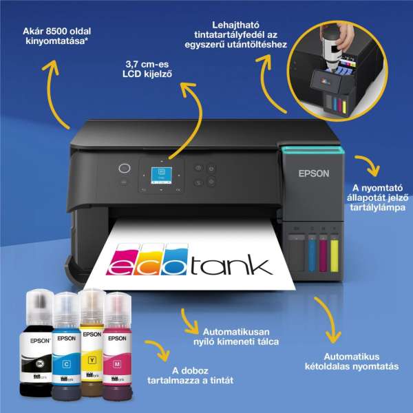 Epson EcoTank L4360 Tintasugaras Nyomtató/Másoló/Scanner
