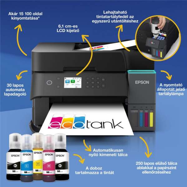 Epson EcoTank L6370 Tintasugaras Nyomtató/Másoló/Scanner