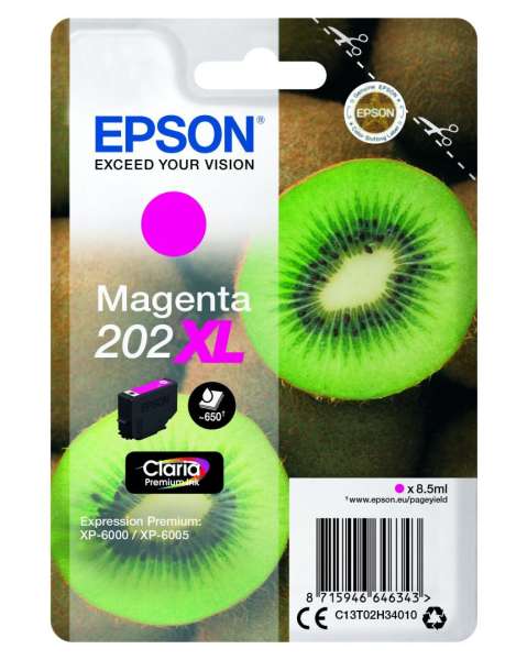 Epson T02H3 (202XL) Magenta tintapatron