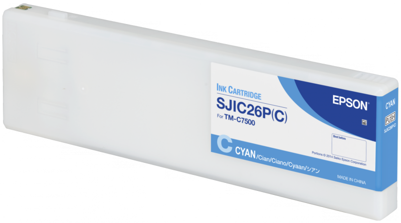 Epson SJIC26P Cyan tintapatron