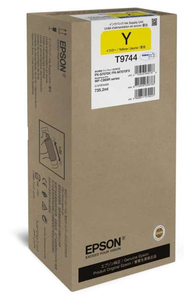 Epson T9743 (XXL) Yellow tintapatron