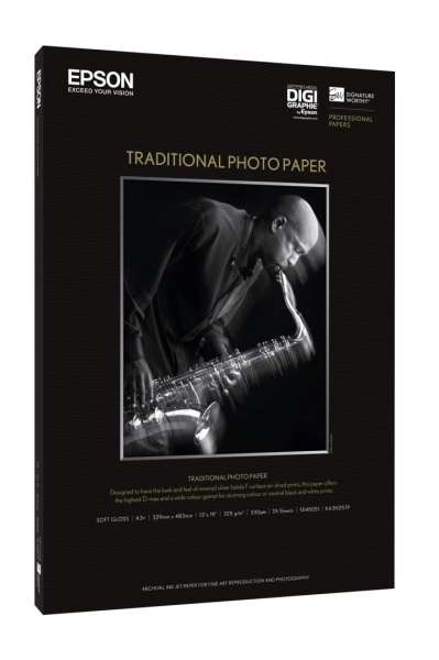 Epson Traditional Photo Paper 330g A3+ 25db Fotópapír