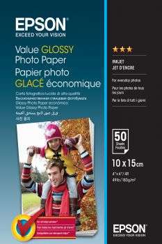 Epson Value 183g 10x15cm 100db Fényes Fotópapír