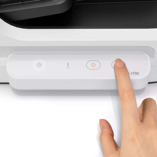 Epson WorkForce DS-1730 Síkágyas/Lapadagolós Szkenner White