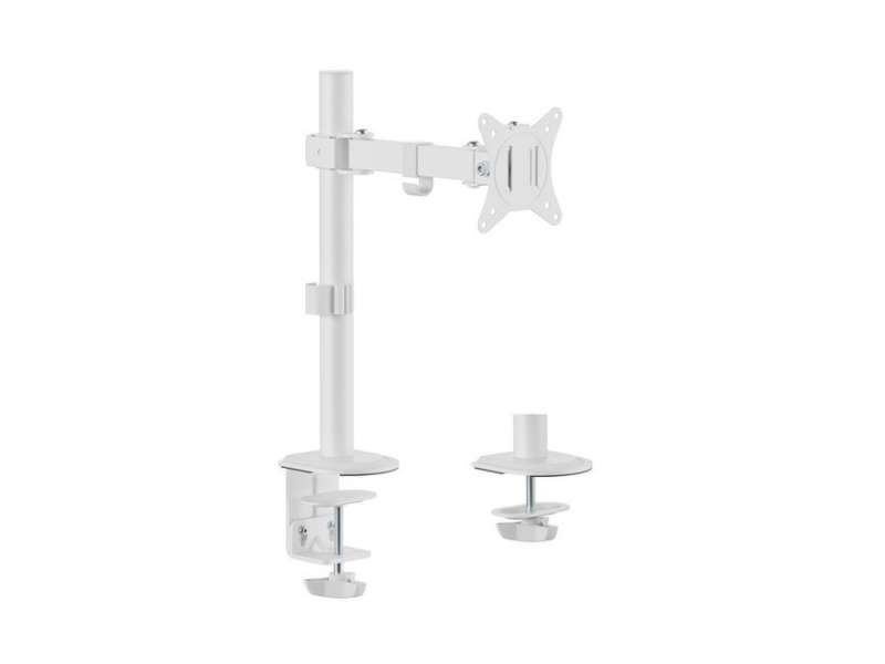 EQuip 17"-32" Articulating Monitor Desk Mount Bracket White