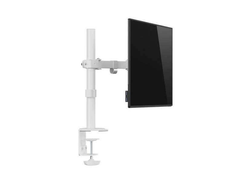 EQuip 17"-32" Articulating Monitor Desk Mount Bracket White