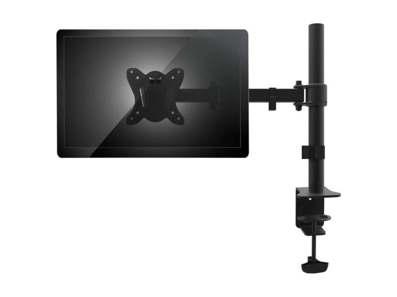 EQuip 13"-27" Articulating Monitor Desk Mount Bracket Black