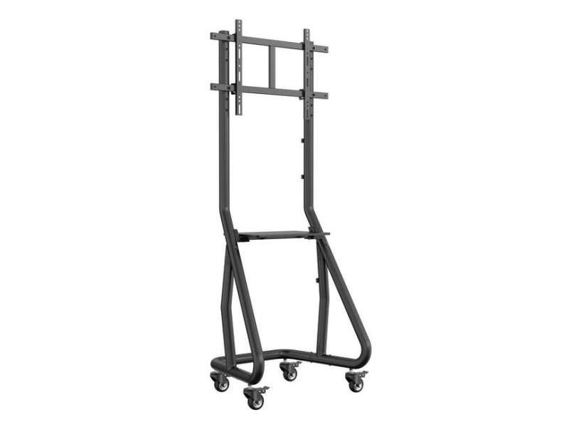EQuip 37"-80" Heavy-Duty TV Cart Black