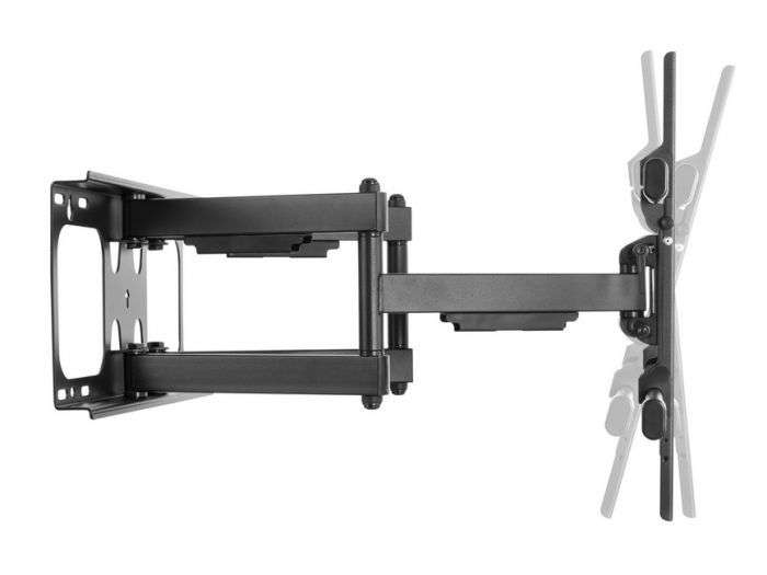EQuip 37"-90" Tilt/Swivel TV Wall Mount Bracket Black