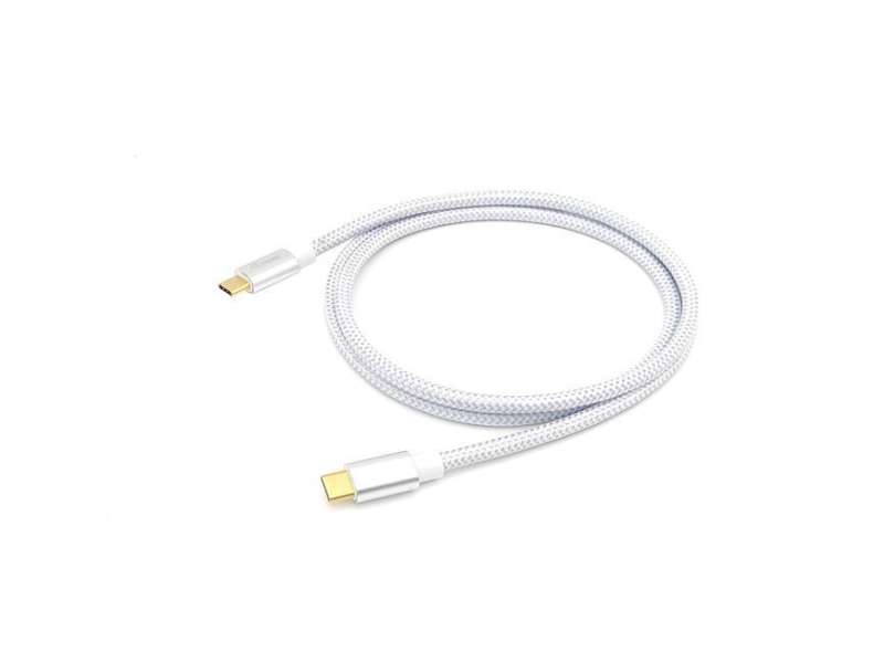 EQuip USB-C 3.2 Gen2 to USB-C 100W cable 1m White