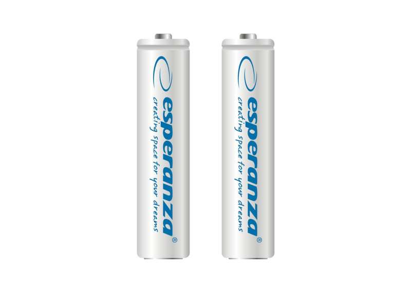 Esperanza 1000mAh AAA Ni-MH akkumulátor 2db/csomag White