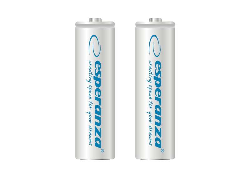 Esperanza 2000mAh AA Ni-MH akkumulátor 2db/csomag White