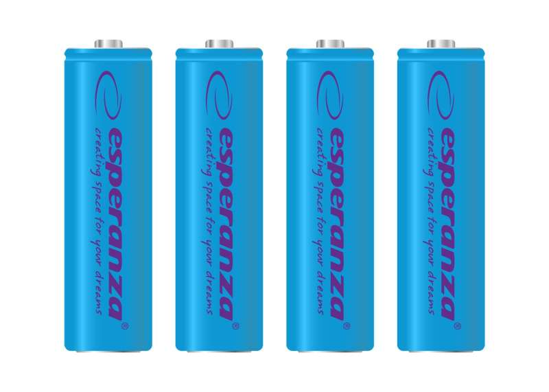 Esperanza 2000mAh AA Ni-MH akkumulátor 4db/csomag Blue