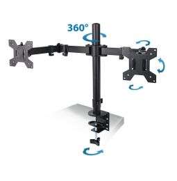 Esperanza Desk Holder for 2 computer monitors 10"-27" Sylen