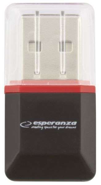 Esperanza EA134 MicroSD Card Reader Black