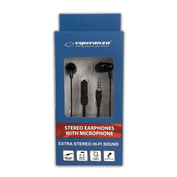 Esperanza EH193K Headset Black