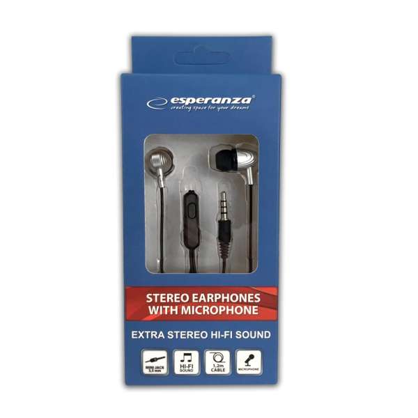 Esperanza EH193KW Headset Black/White