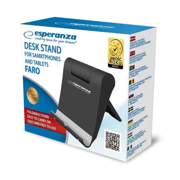 Esperanza EMH141 Faro compact foldable stand Black