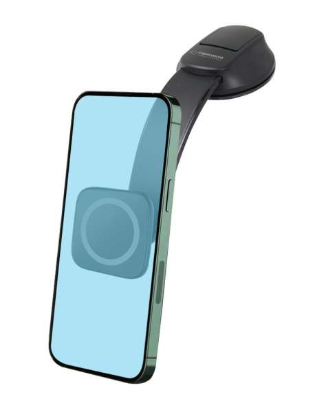 Esperanza EMH145 Boom magnetic car holder for smartphones Black