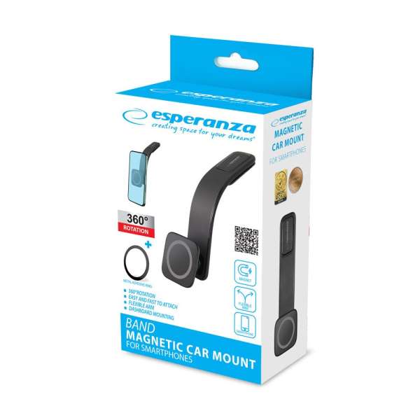 Esperanza EMH148 Band car mount Black