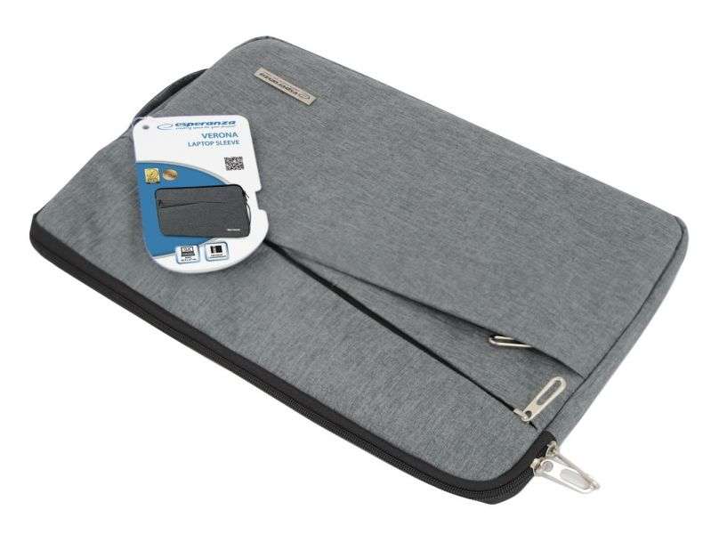 Esperanza ET193 Verona Notebook Sleeve 15,6" Grey