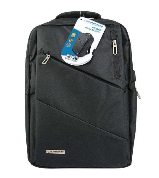 Esperanza ET197 Novara Laptop Backpack 15,6" Black