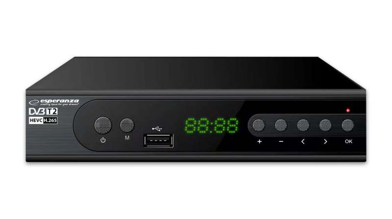 Esperanza EV106R DVB-T/T2 digital terrestrial TV decoder