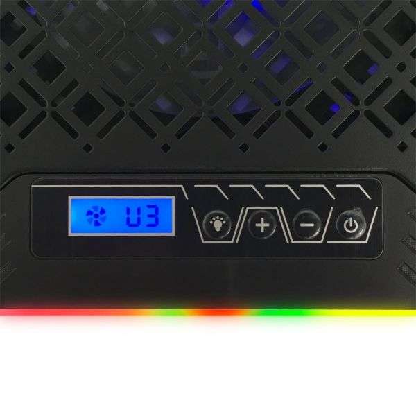 Esperanza Galerne RGB Gaming Notebook Hűtő Black