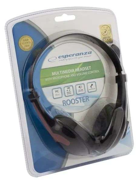 Esperanza Rooster Headset Black/Red