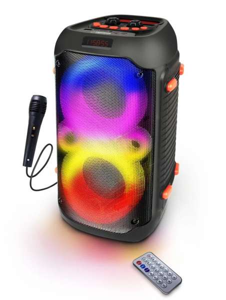 Esperanza Singer Bluetooth RGB Karaoke Speaker Black