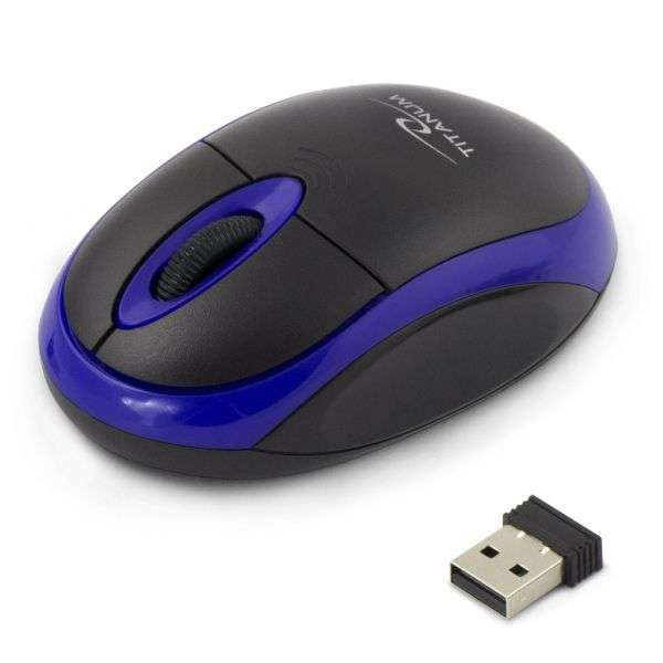 Esperanza Titanum Wireless Mouse Black/Blue