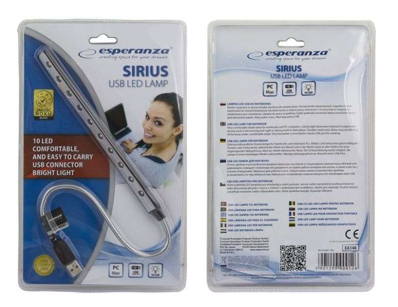 Esperanza USB LED Light for Notebook