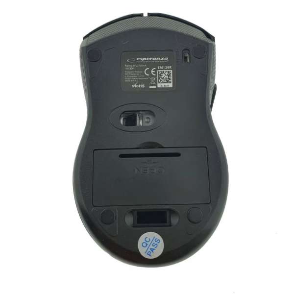 Esperanza Virgo Wireless 6D Optical Mouse Black/Red