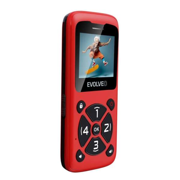 Evolveo EasyPhone ID EP-400 Red