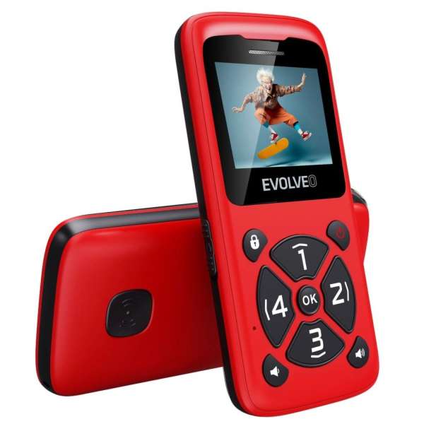 Evolveo EasyPhone ID EP-400 Red