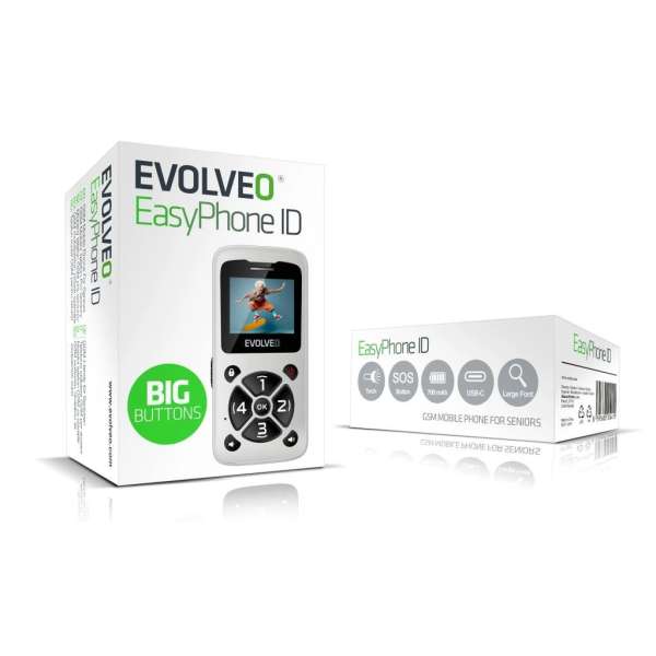 Evolveo EasyPhone ID EP-400 White